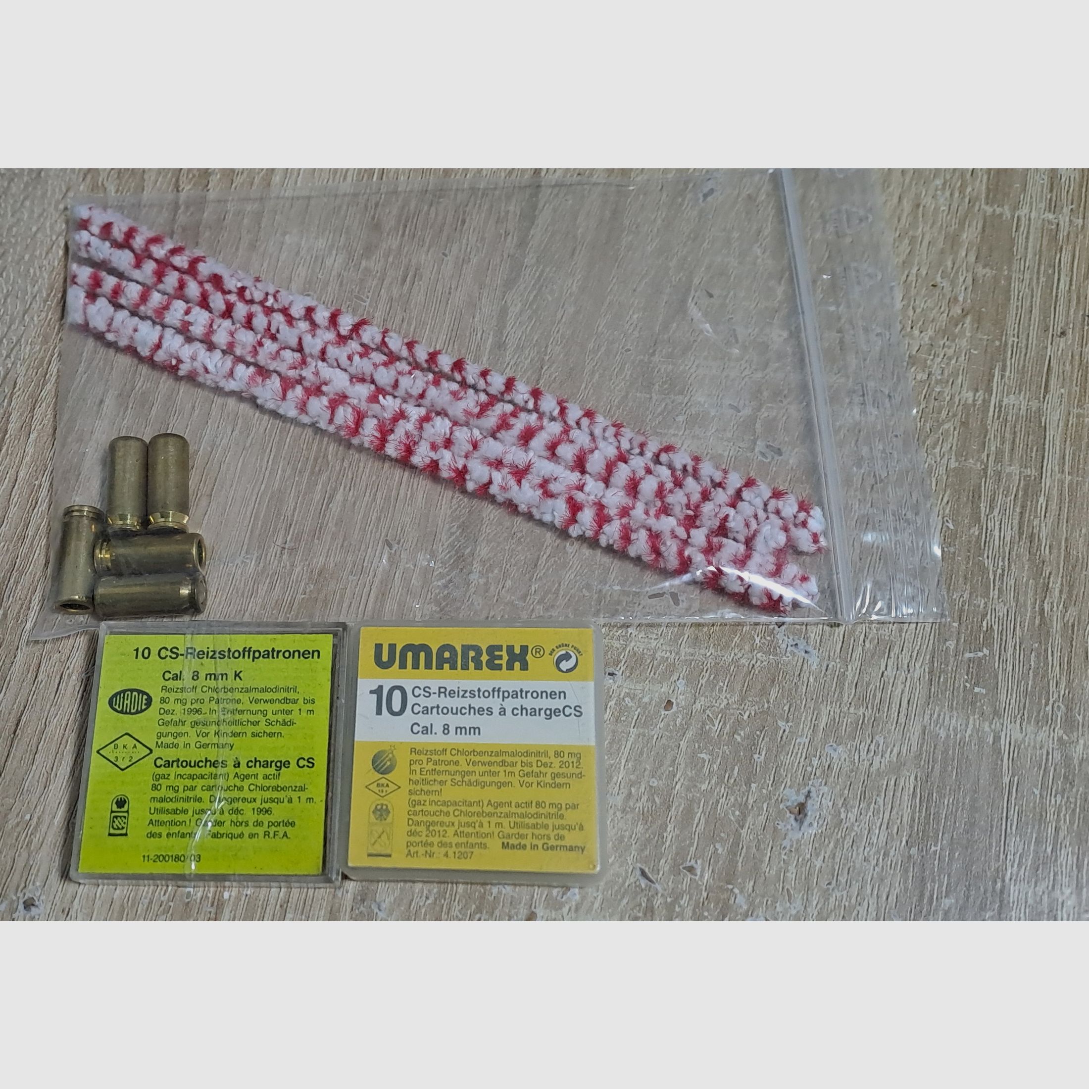 Gaspatronen im Kal. 8 mm Knall