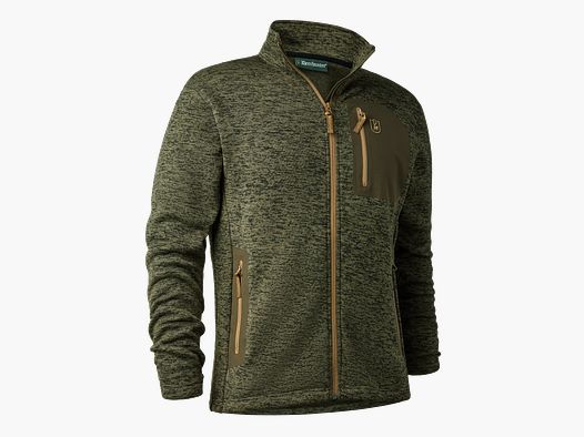 Deerhunter Sarek Knitted Jacket Olive Night melange XL