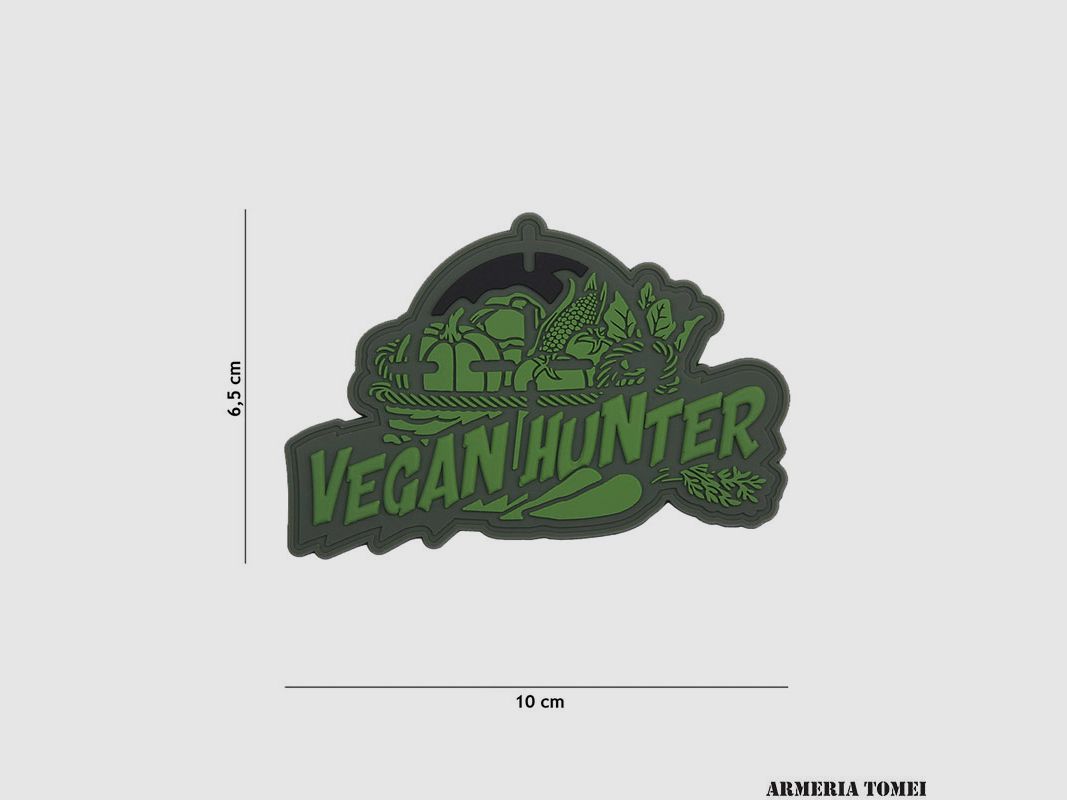 PATCH – 3D PVC VEGAN HUNTER GREEN #8081
