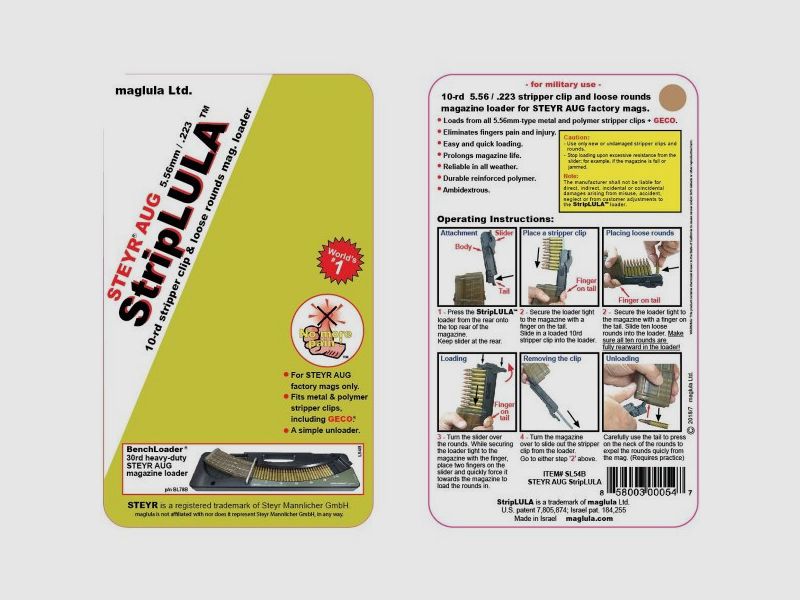 MAGLULA Steyr AUG StripLULA Magazinladehilfe