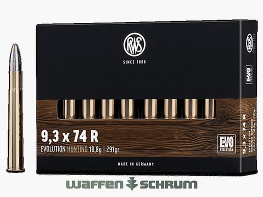 RWS EVO 18,8g - 291gr 9,3x74R
