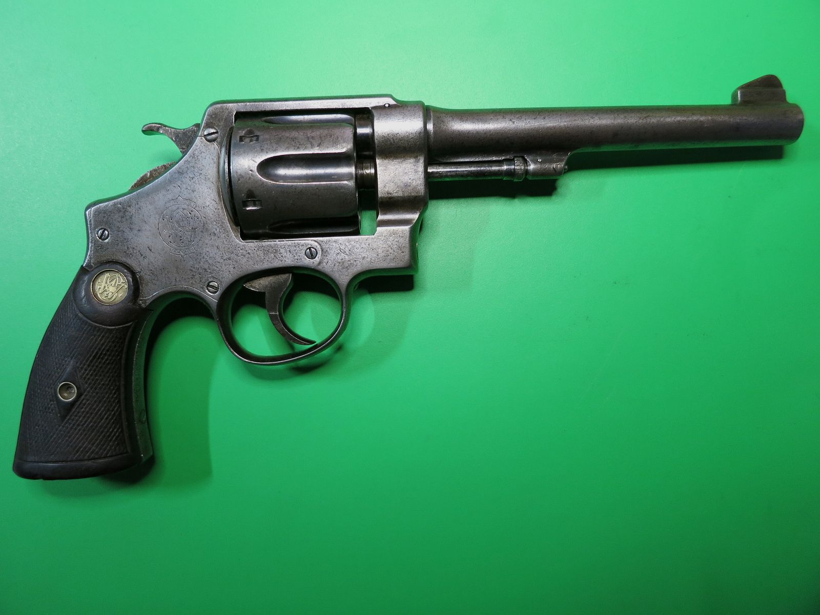 Revólver SMITH&WESSON modelo 44, M1915, .455Webley WKI Ejército de EE. UU. + Reino Unido, modelo 1 -Triplelock #73