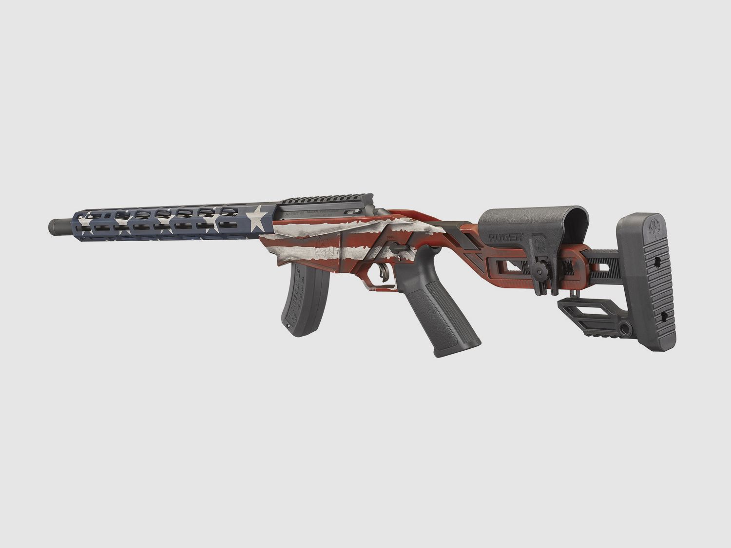 Carabine RUGER PRECISION RIMFIRE .22LR 18&Prime; « American Flag », image 3 sur 5