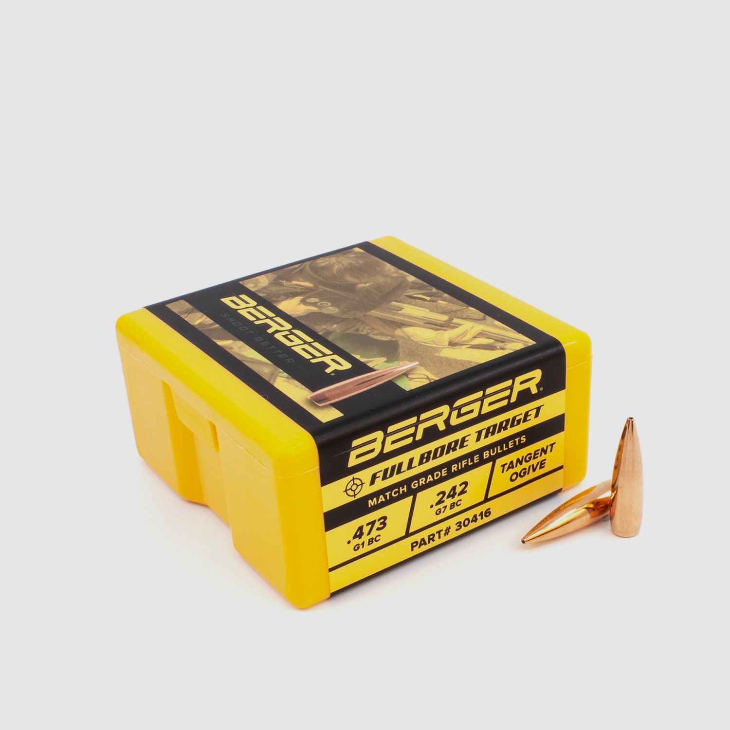 Proiettile Berger .30 FULLBORE Target 155GR 500 pezzi