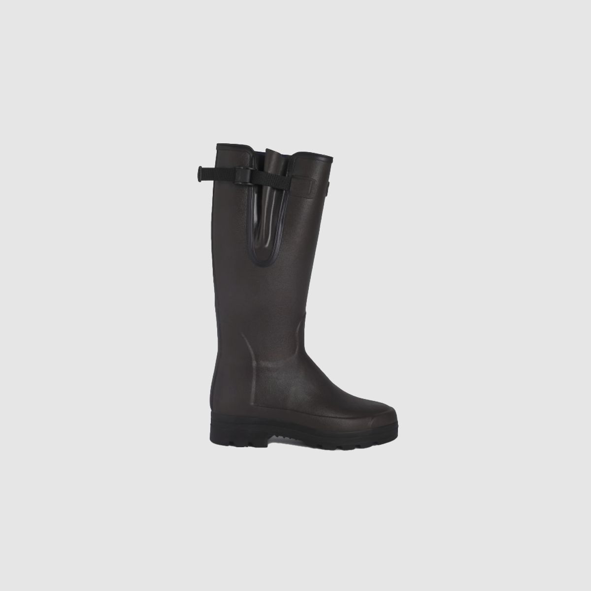 LE CHAMEAU Vierzonord Herrenstiefel mit Neoprenfutter Marron Fonce