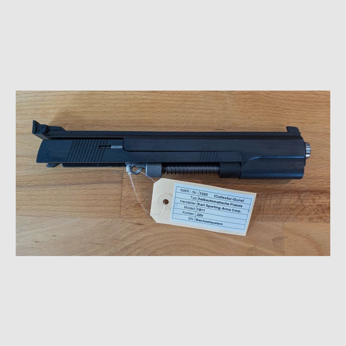 Kart Sporting Arms Corp. 1911, lunghezza canna 6"