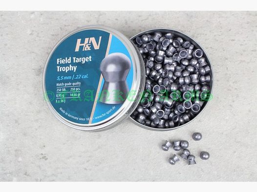 H&N Field Target Trophy 5,54 mm 250 stuks staffelprijzen