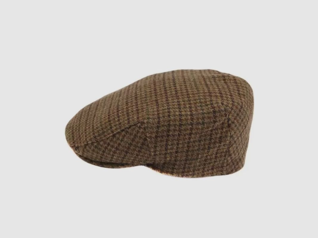Barbour Wool Crieff Flat Cap Brown, image 3 of 3