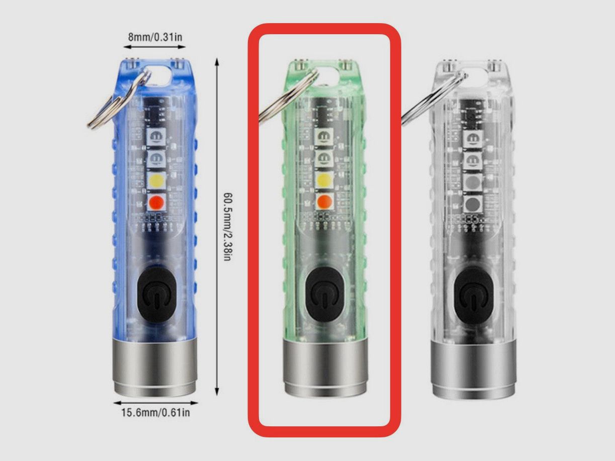 Mini-Taschenlampe Multifunktion Speras S11 (400 Lumen), Bild 7 von 8