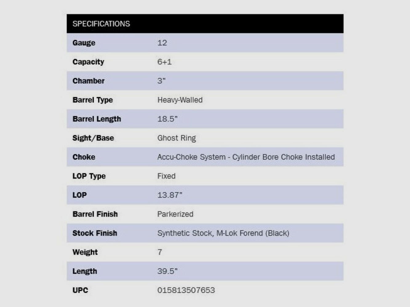 Mossberg 590A1 7-Shot M-Lok GS 18,5" (5 Zoll) Black 12/76