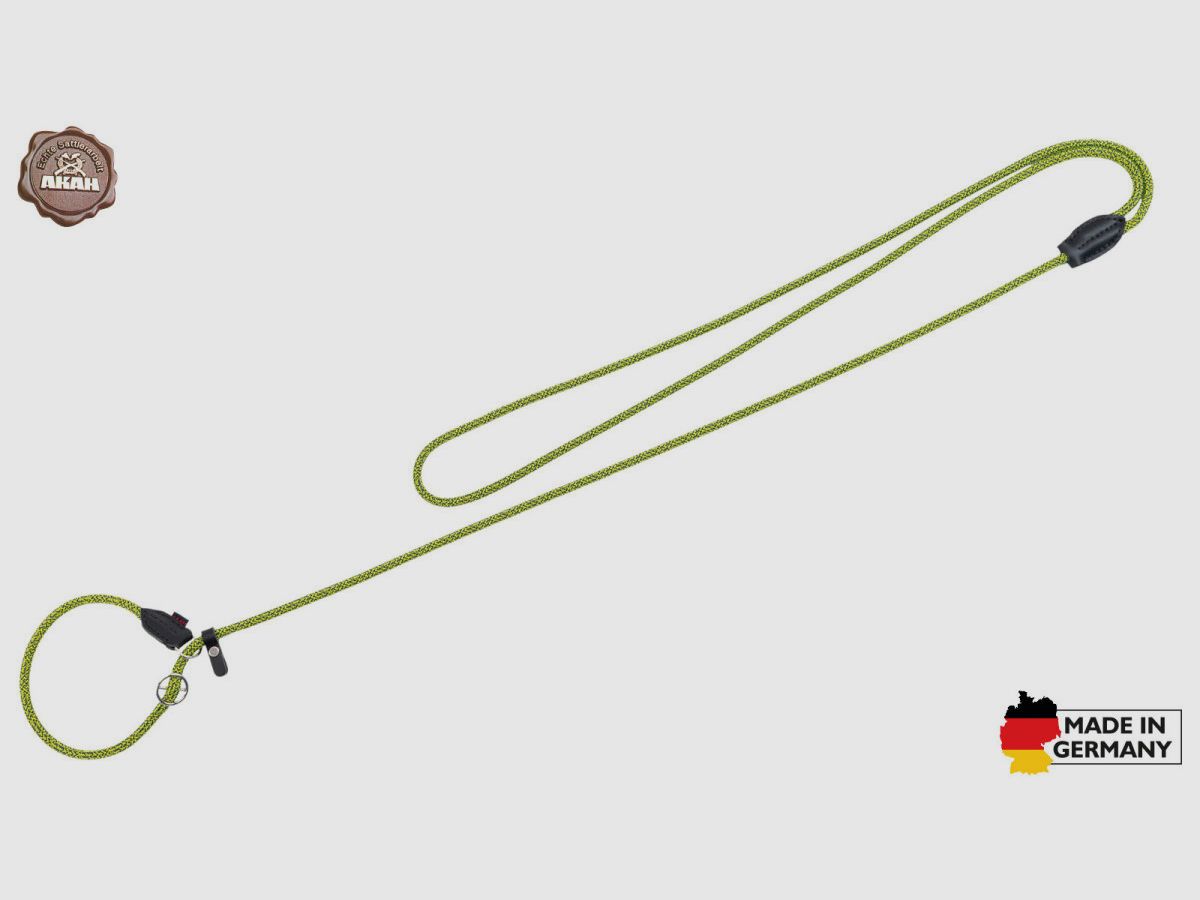 AKAH Moxon-Umhngeleine Steel Blue-Neon Yellow