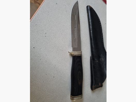 Couteau de chasse Winchester avec étui en cuir