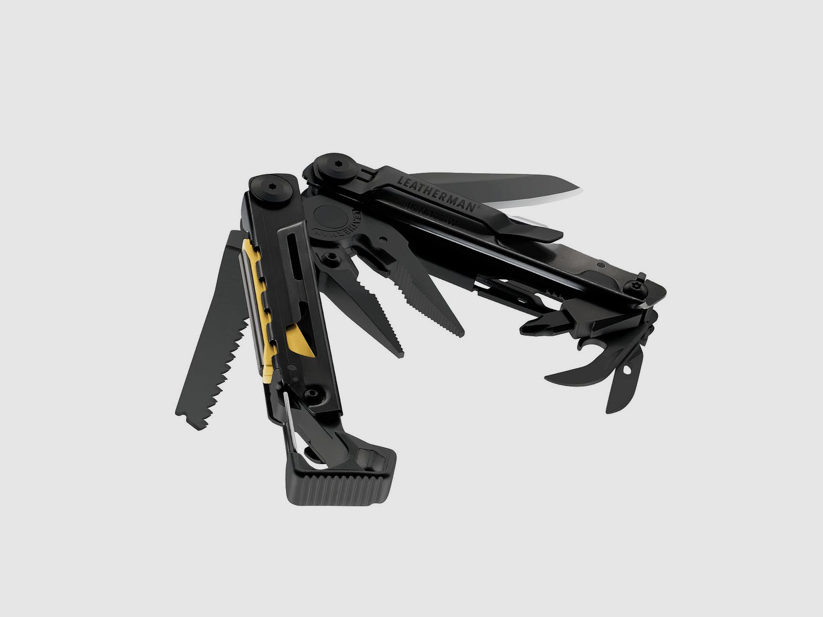 Leatherman SIGNAL Black, Molle Holster, Schwarz, L