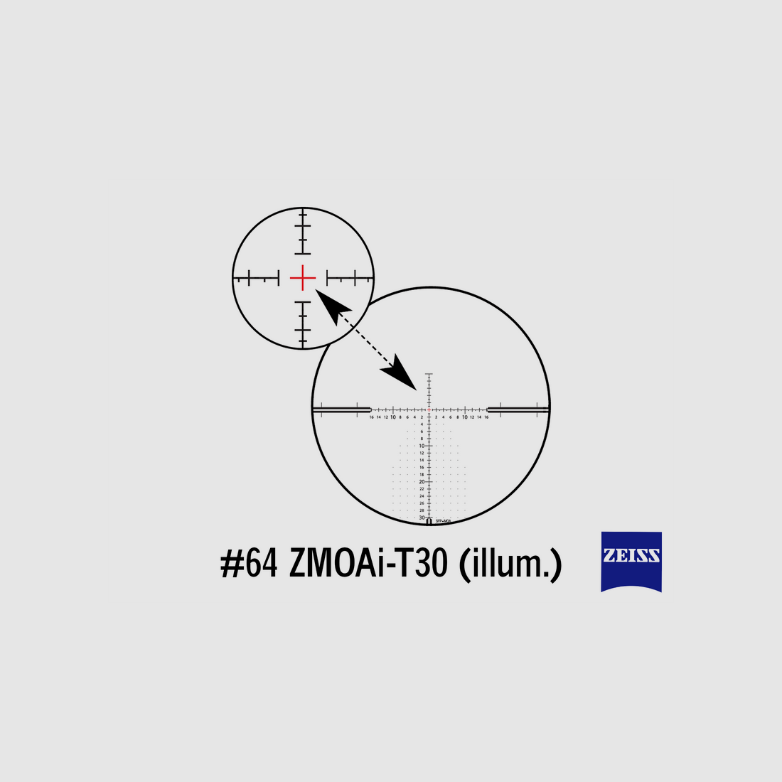 Zeiss Conquest V4 4-16x44 #64 illuminato, immagine 4 di 4