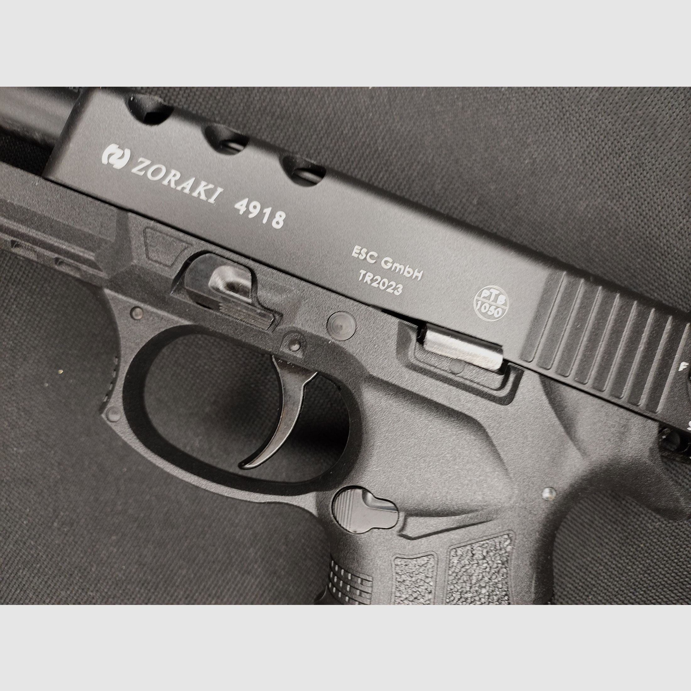 Zoraki 4918 Schreckschuspistole Kal. 9mm P.A.K. (PTB 1110) schwarz - neu!