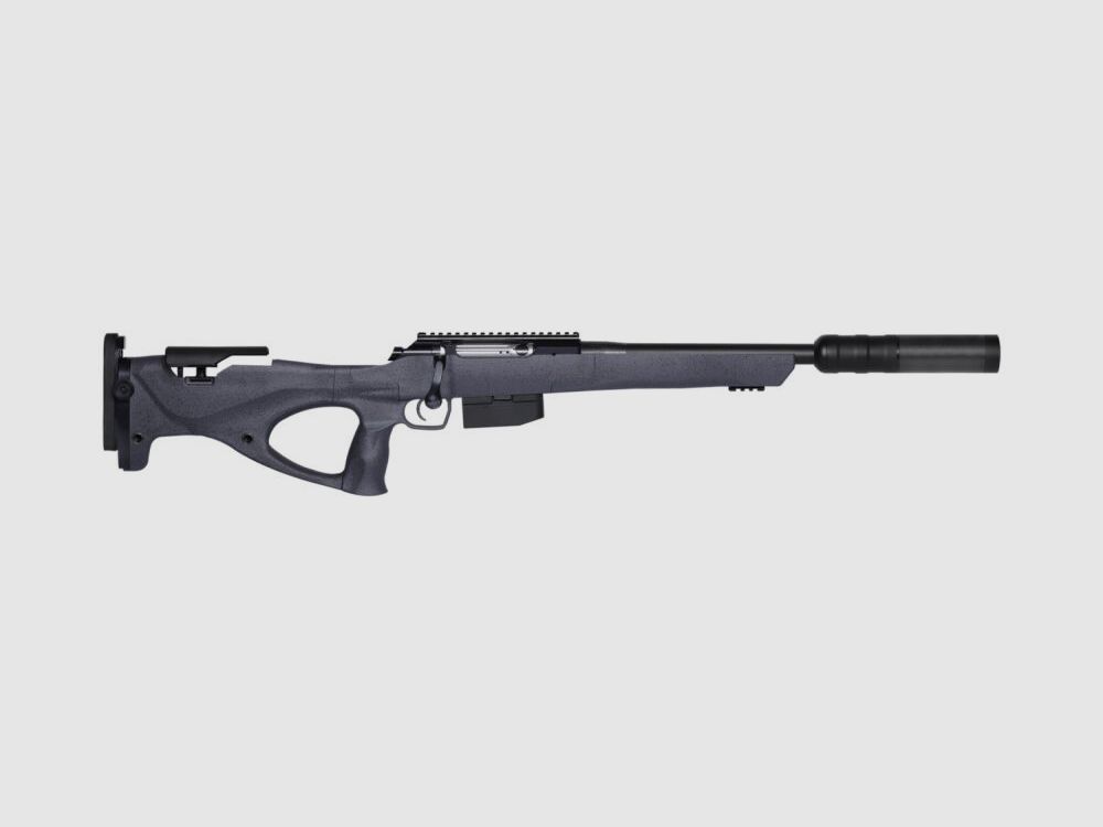 VOERE VOERE LBW-M with VOERE polymer stock (hole stock) - hunting barrel with integral over-barrel silencer