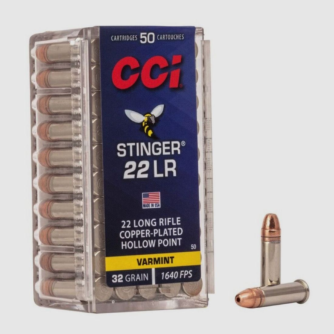 CCI Stinger CPHP 32grs 50St .22lrStinger