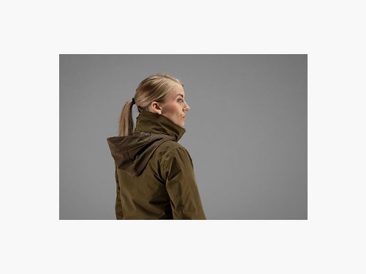 Women's Hunting Jacket Retrieve Warm Olive Harkila