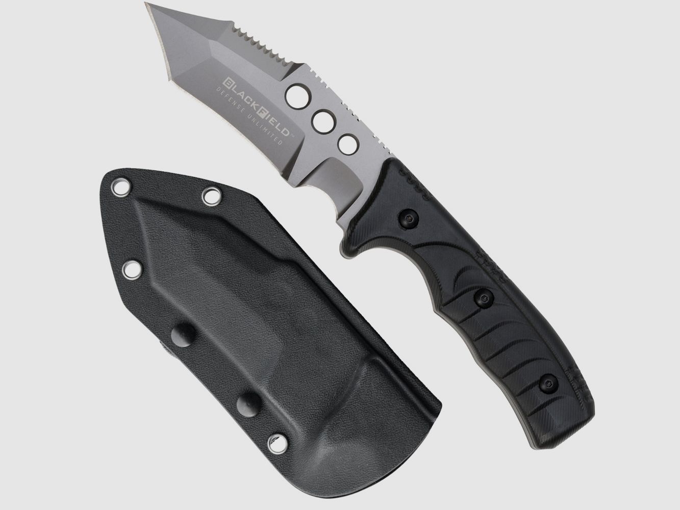 BlackField EAGLE EYED Outdoor-Messer mit Kydex-Scheide