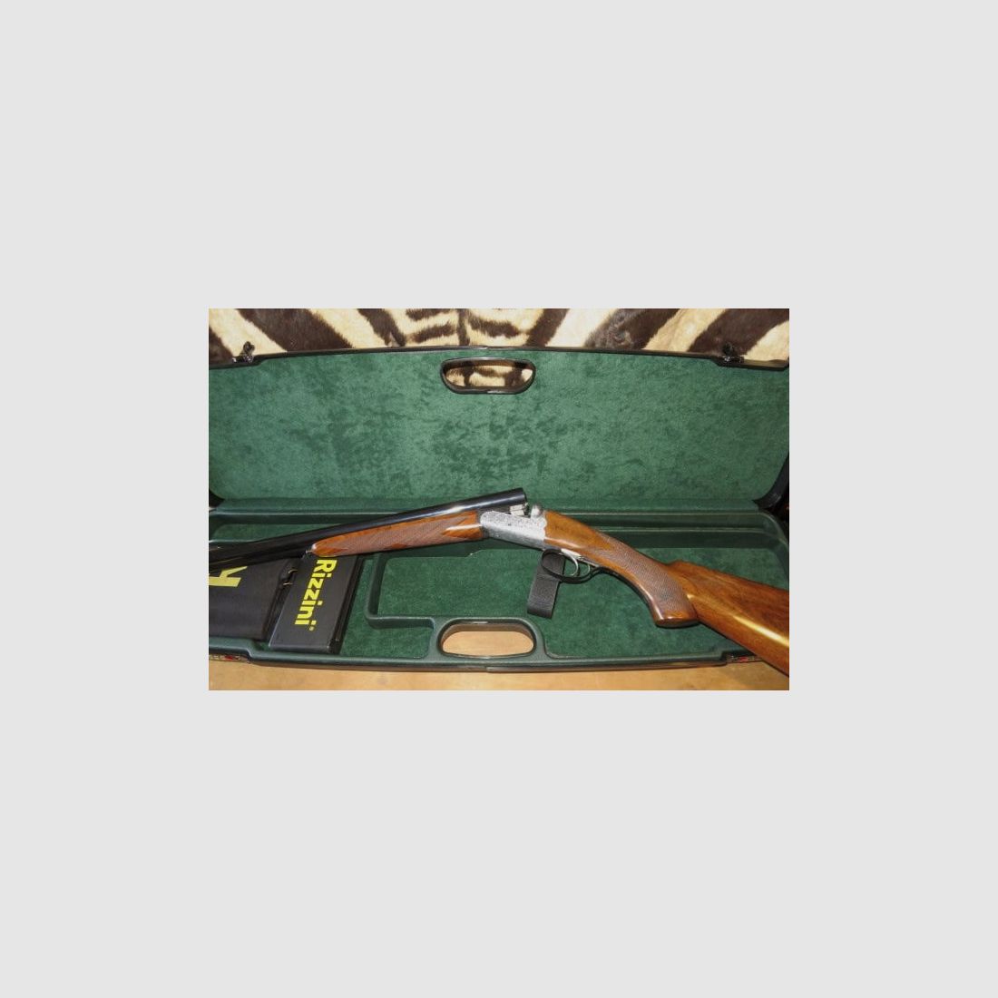 Fusil juxtaposé RIZZINI BR550 Round Body cal.20/76 monodétente, éjecteurs, 5 chokes, mallette, image 13 sur 13