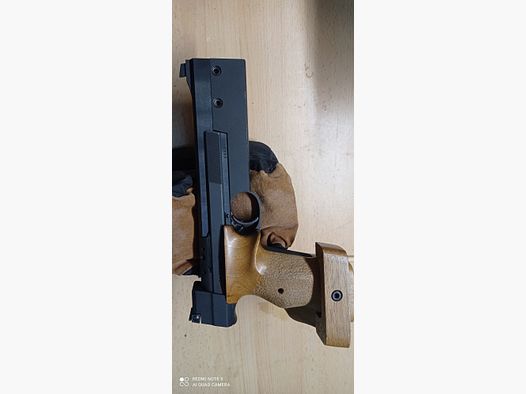 Semi-automatic pistol Hämmerli 208 including barrel weight