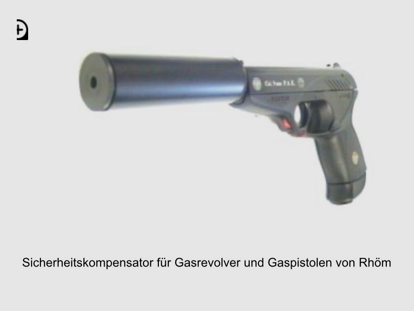 RÖHM Sicherheits-Kompensator Schalldämpfer für Schreckschusswaffen (SRS)