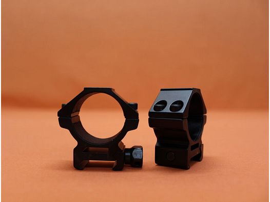 UTG - Leapers UTG Accushot Montageringe 30mm Low (RGWM-30L4) Alu schwarz matt für Picatinnyprofil BH=9mm