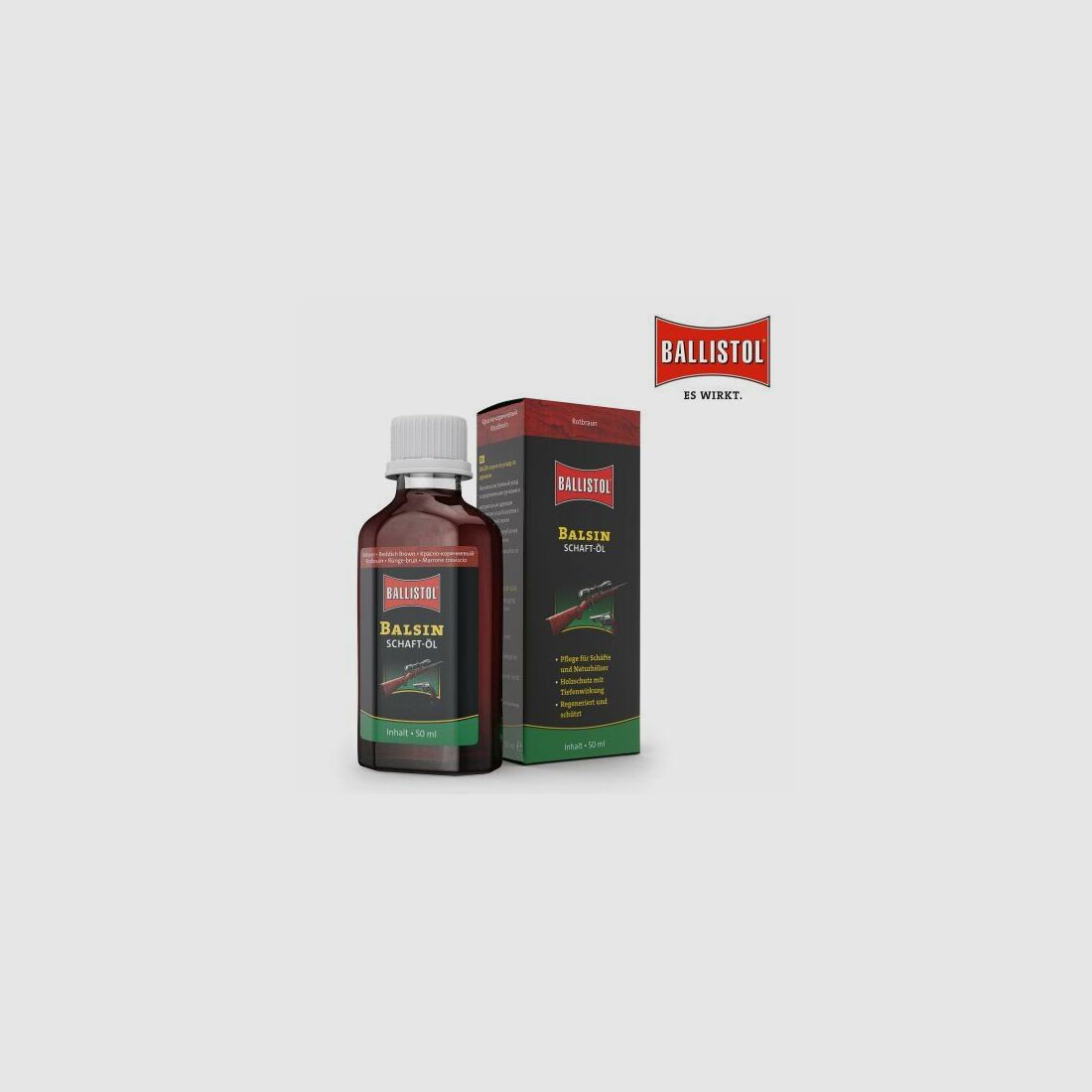 BALSIN Schaftöl rotbraun 50ml