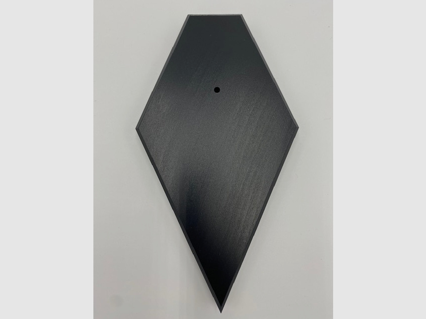 Gehörnbrett - Trophäenbrett Reh Waldtraut - Farbe schwarz, grau oder weiß