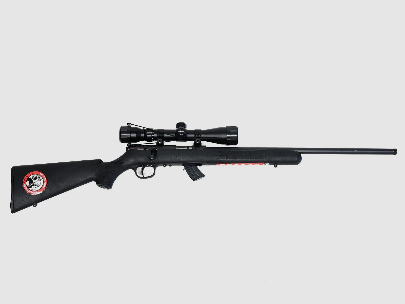 Rep. Gewehr Savage MK2, Occ., .22 LR, ZF Bushnell 3-9×32, 3 Magazinen