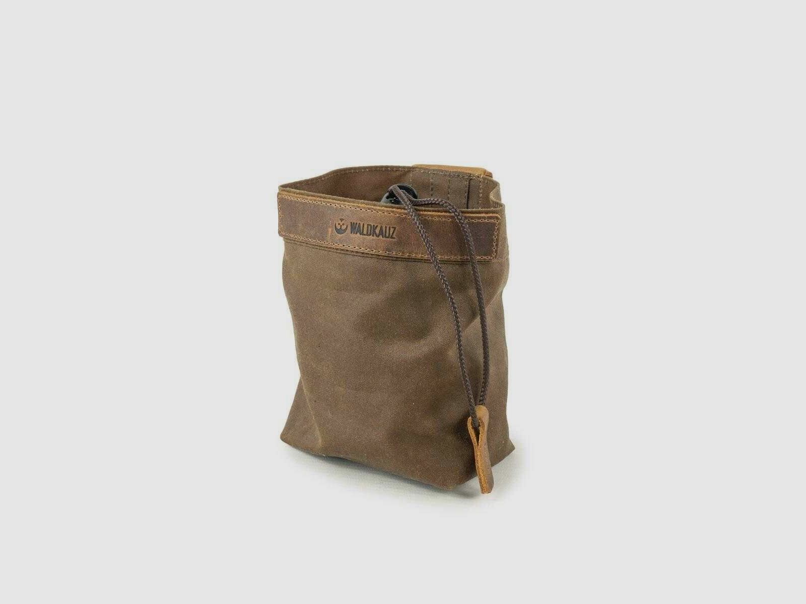 WALDKAUZ Snacktas "Lohntüte", Waxed Cotton, Khaki, afbeelding 5 van 5