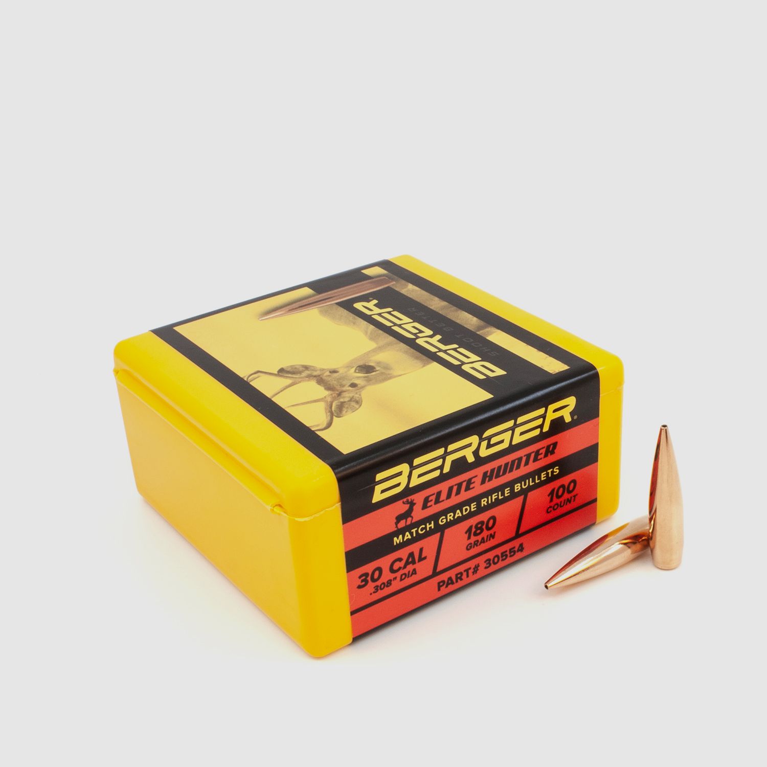 Proiettile Berger .30 Elite Hunter 180GR 100 Pezzi