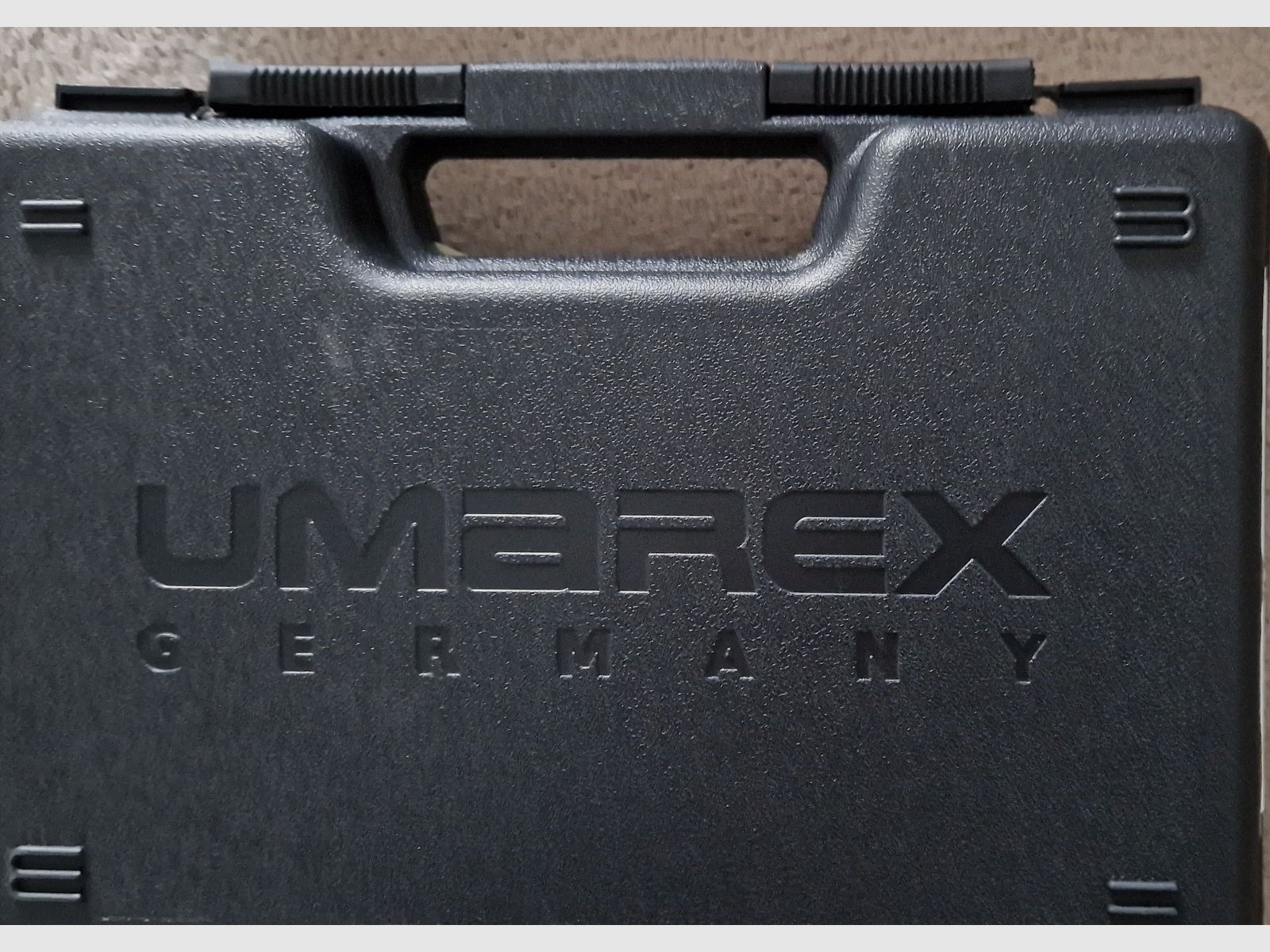 PPQ blank firing pistol with silencer