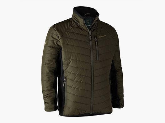 Deerhunter Herren Jacke Moor wattierte Jacke mit Softshell Adventure Green