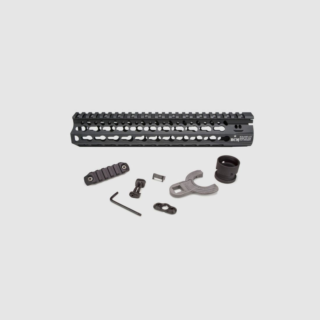 BCM® KeyMod Rail - ALPHA, 5.56, 10-inch - Black