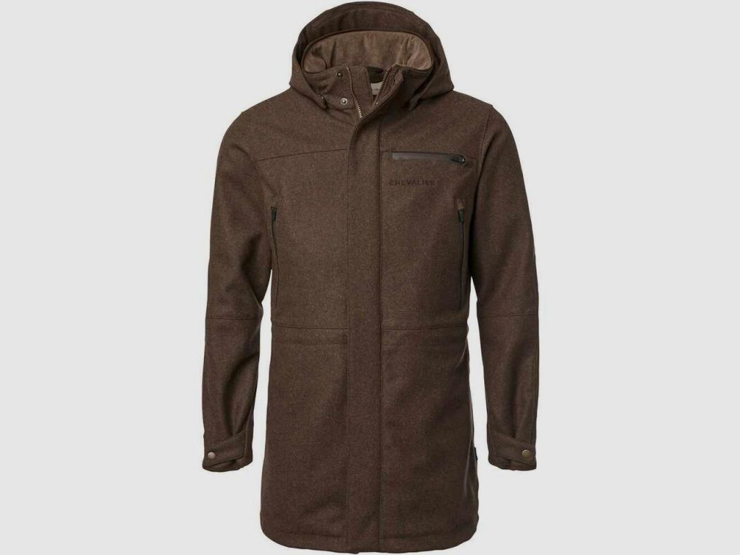 Chevalier Herren Jacke Loden Long Braun