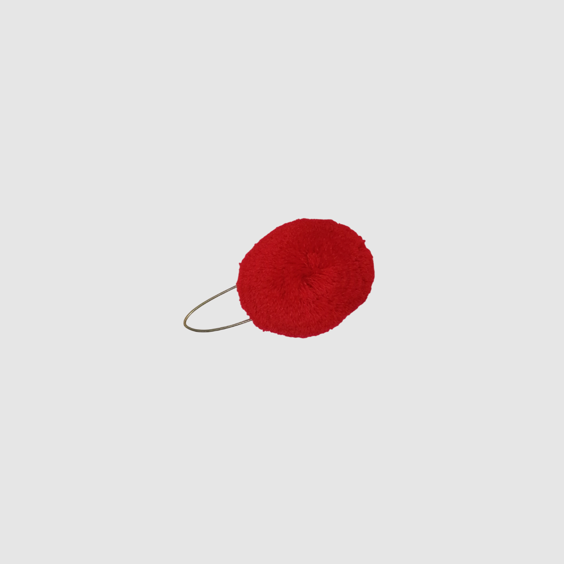 Pompom pour chapeau alpin – Rouge | Bleu
