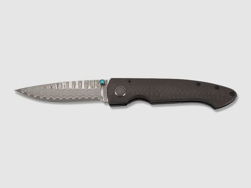 PUMA TEC Damast-Einhandmesser