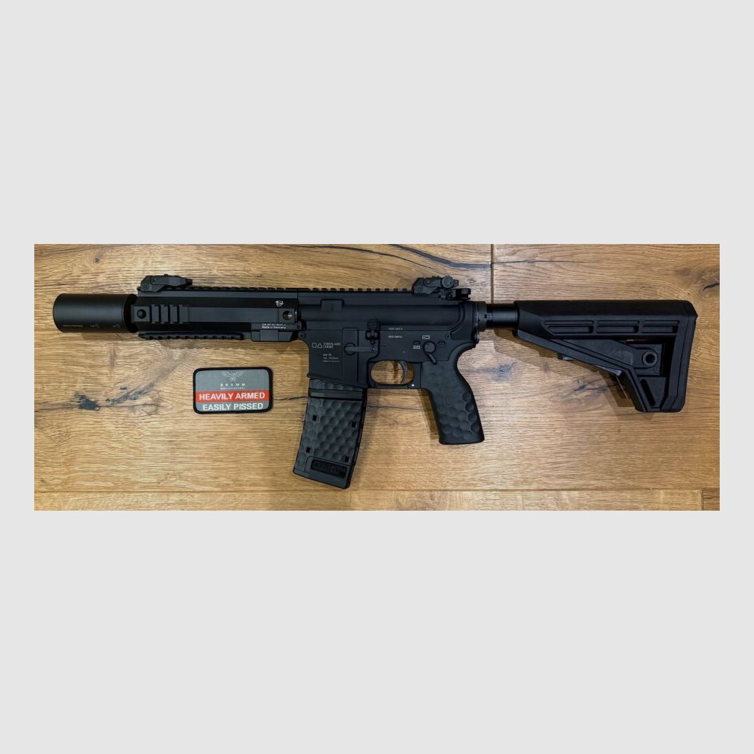Oberland Arms PR M7 Sport 8" *aprobado para deportes* + Blast Deflector