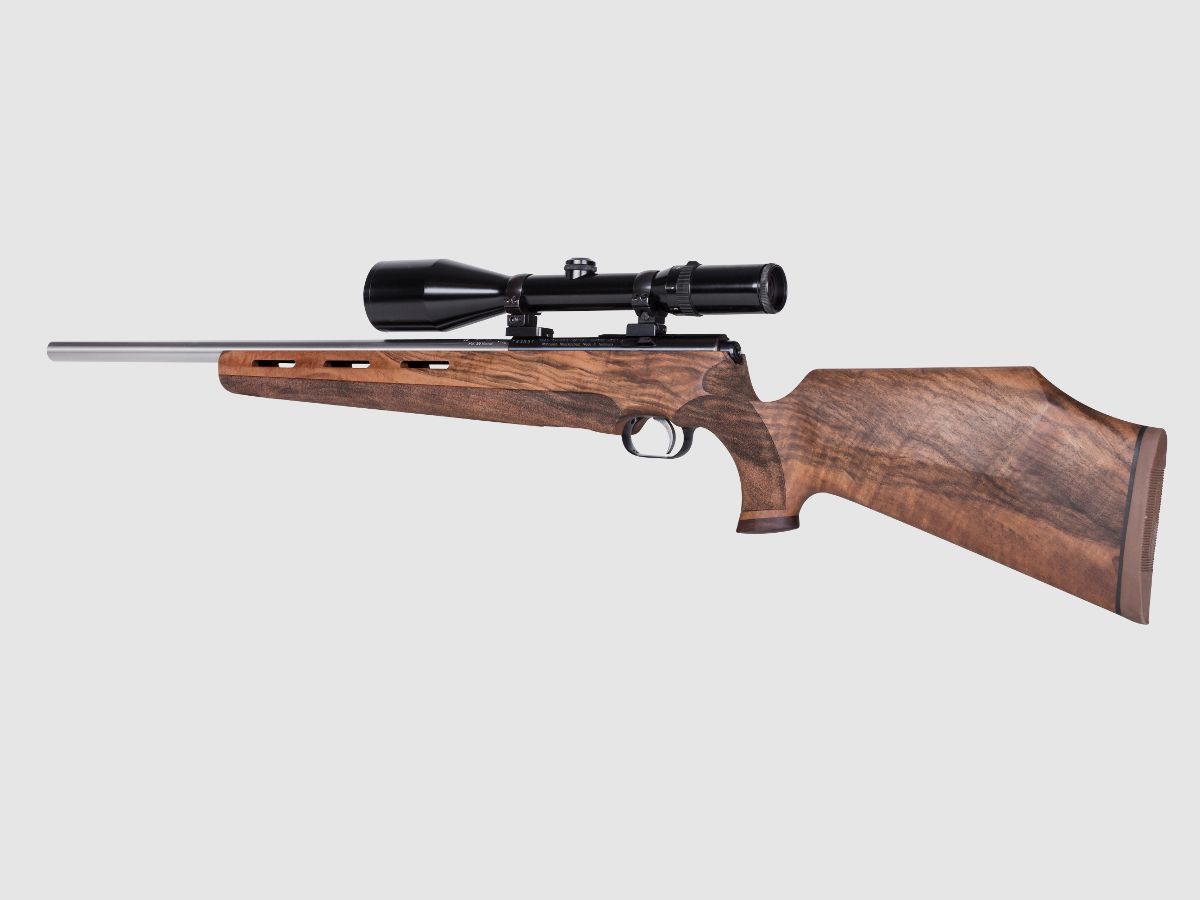 Weihrauch HW 66 Jagd Match .222Rem linkshandige looplengte 56 cm / Duitse settrekker, gewicht zonder vizier, zonder schroefdraad, .222Rem, 56 cm