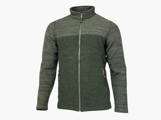 Ivanhoe Wolljacke Jon mit Stehkragen (Grün)