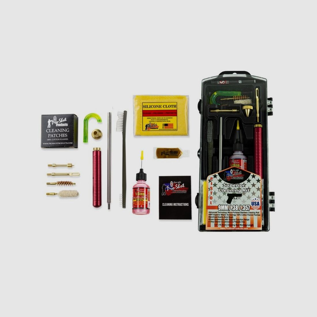 Cleaning Box Kit 6,5" Handgun, immagine 3 di 3