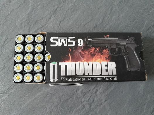 SWS Thunder 9mm PAK Munition - Umarex