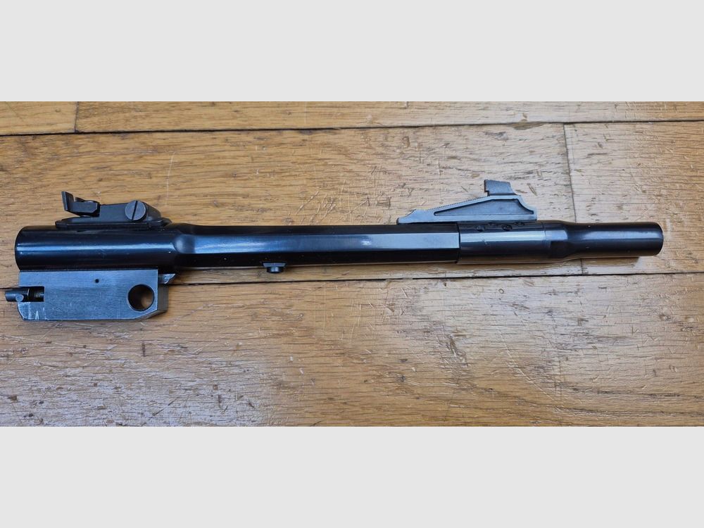 Sehr schöner Lauf für Thompson Center Pistol – Modell Contender – 8 Zoll Lauf – Seltenes Kaliber 45 Long Colt / 45LC UND Kaliber 410! – Waffen von Rochester – Wunderschöner oktagonaler Lauf mit prächtigen Zügen – 100% Brünierung – Schönes Stück für Training, Präzision und …. Spaß! – TBE++, Bild 19 von 23