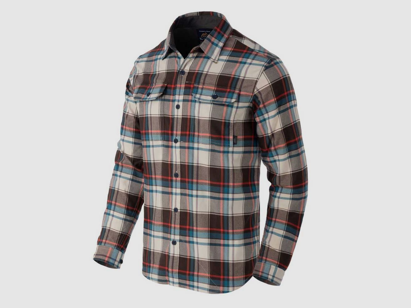 HELIKON-TEX GREYMAN SHIRT FOGGY MEADOW PLAID