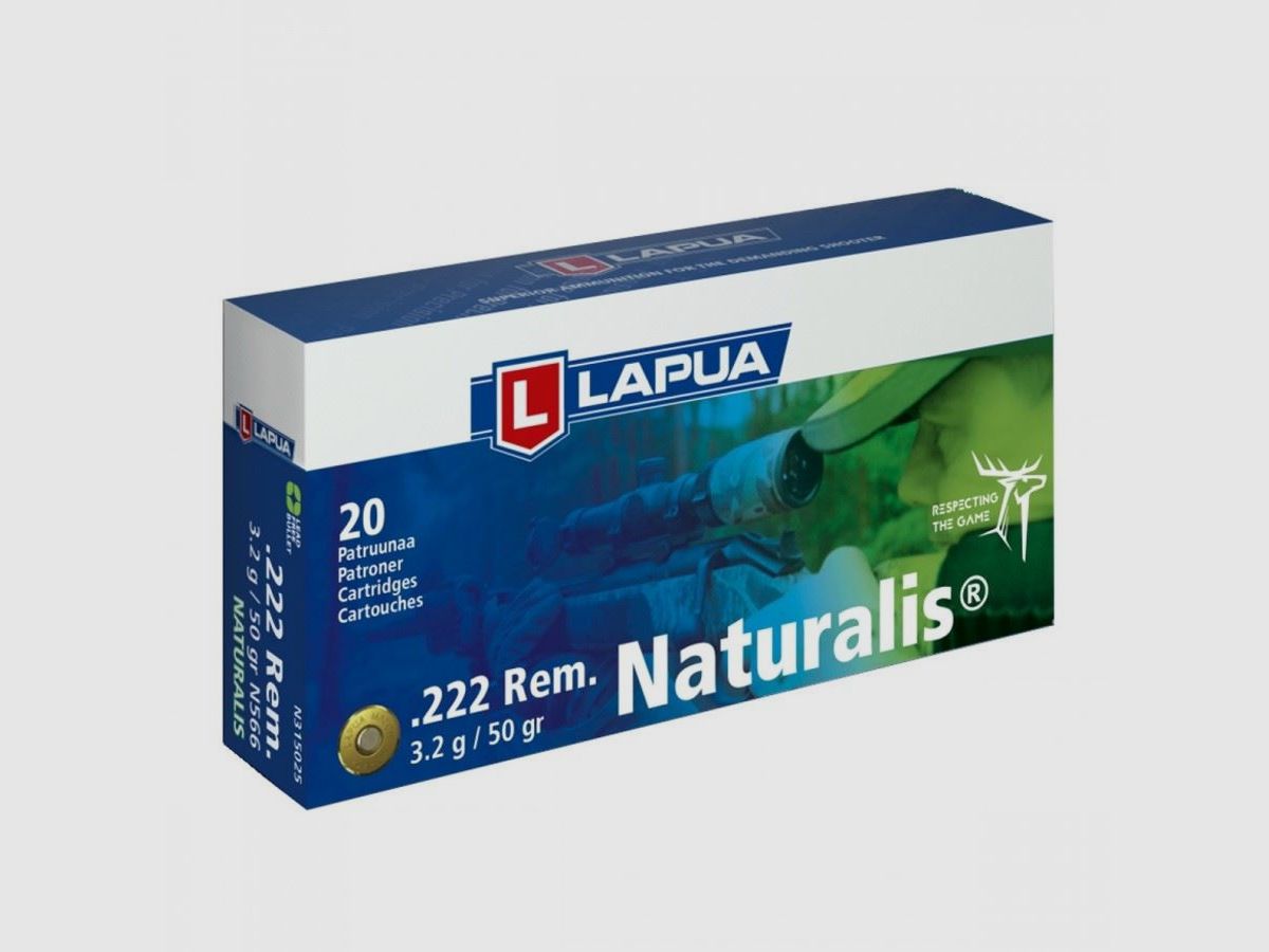 Lapua .222Rem Naturalis 3,2g - 50gr.