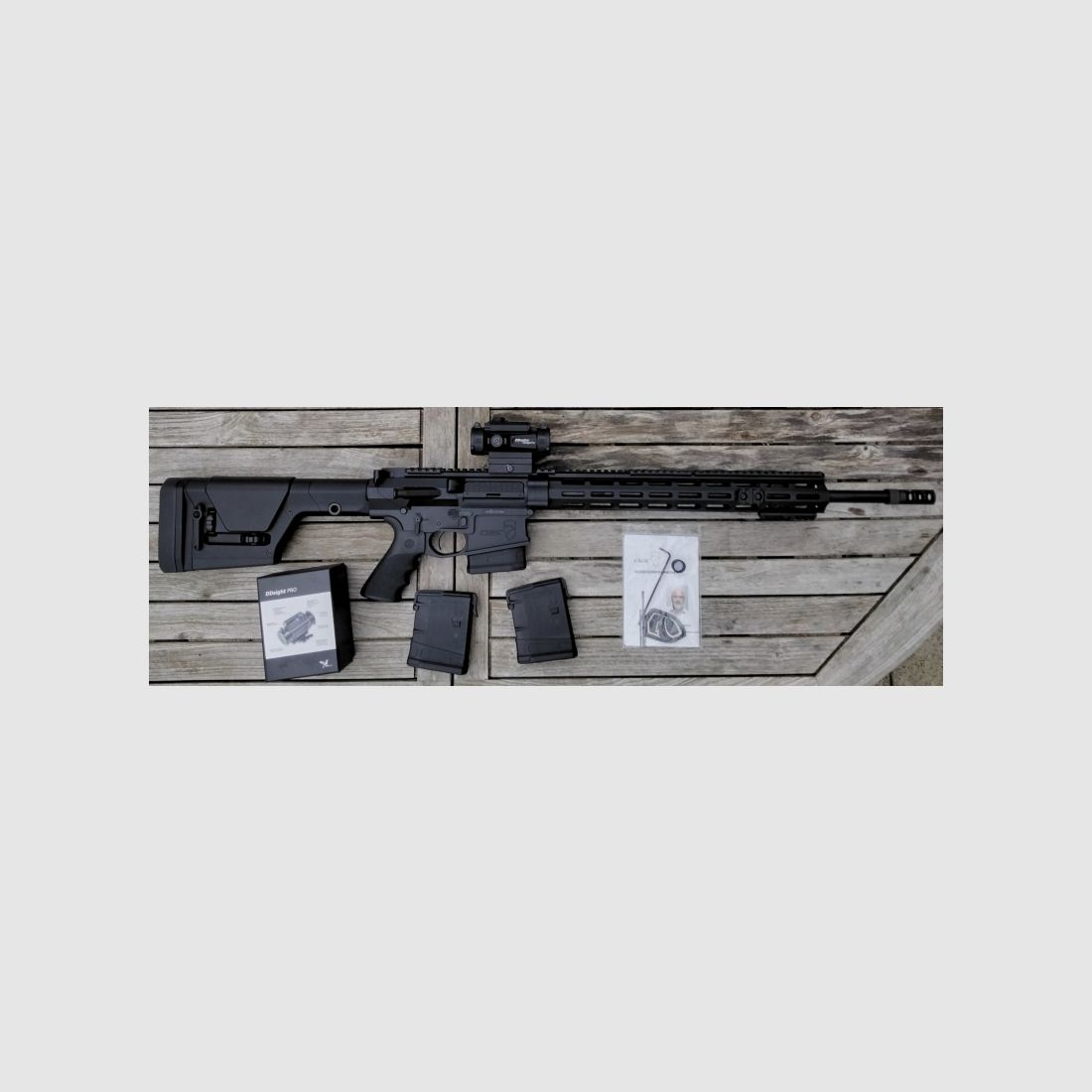 DAR 10 DMR 6.5 Creedmoor + DD Sight Pro, neuwertig