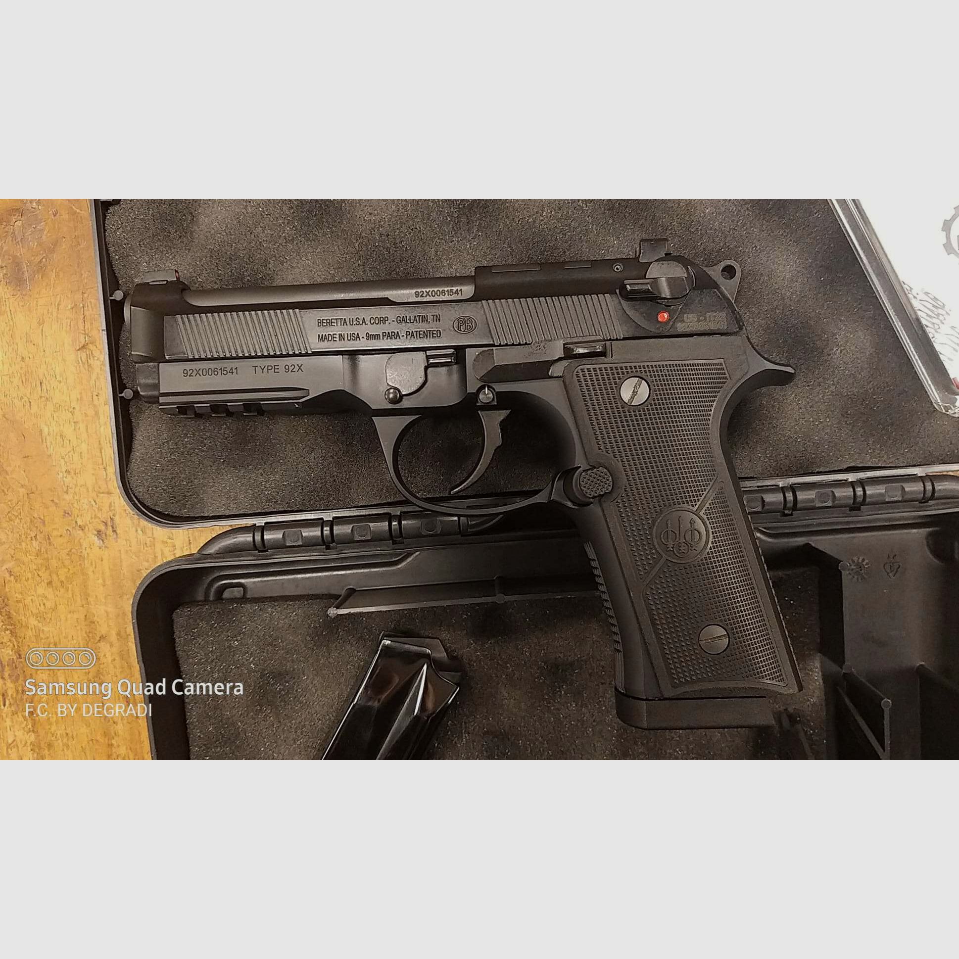 BERETTA 92 X CALIBER 9X19 TOP CONDITION !, image 2 of 3