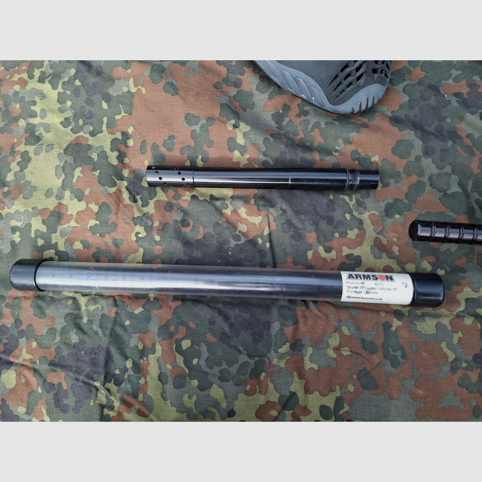 Marcatore paintball con accessori, bombola gas, canna aggiuntiva, immagine 6 di 8