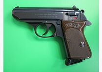 Pistola semiautomatica, Walther PPK, cal. 7,65 mm Browning, impugnature marroni       #81
